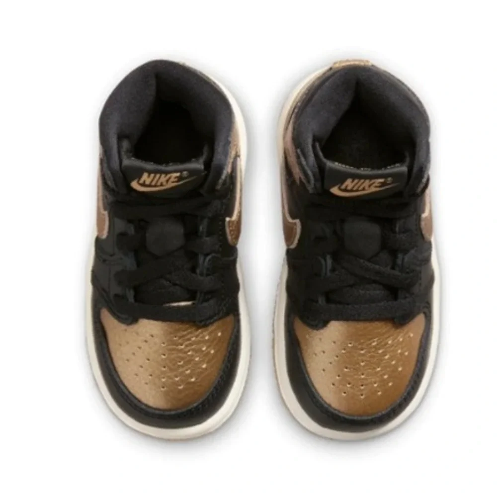 Nike Baby Air Jordan 1 Retro High OG Metallic Gold FD1413-071 Size 5C Mens
